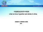 [ESH2013]中国高血压和卒中现状